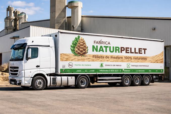 2 Camión Completo de Pellet Naturpellet ENplus A1 – 24 Palés de Sacos de 15 kg